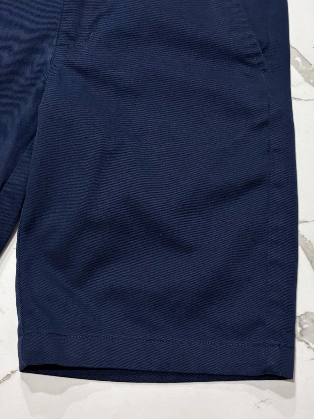 Chaps Kids Navy Big Boys Flat front Adjustable Chino Shorts Girls Unisex Size 8